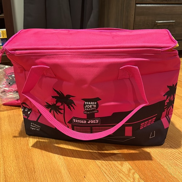 Pink Trader Joe’s bag - Picture 5 of 7
